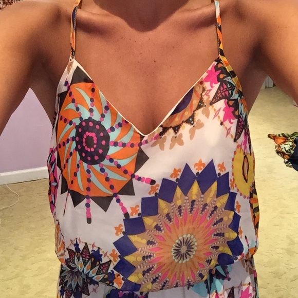 Colorful Maxi Dress - Picture 2 of 3